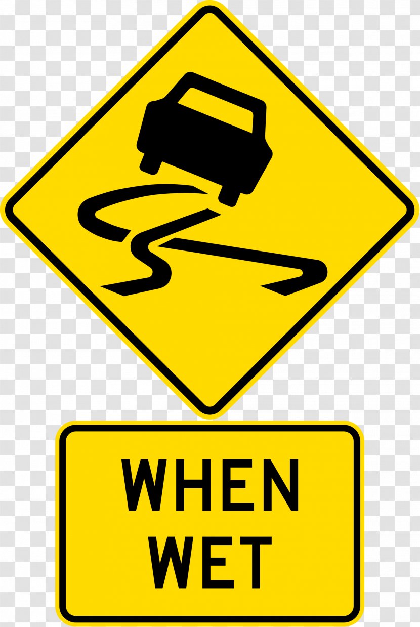 Traffic Sign Road Surface Warning - Signage - Signs Transparent PNG