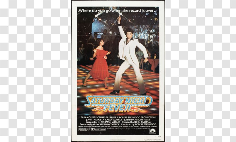 Tony Manero Film Poster Saturday Night Fever - Movie Transparent PNG