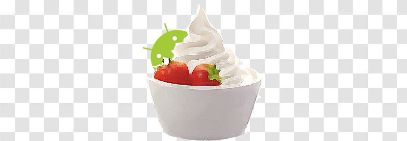 Frozen Yogurt Ice Cream Android Froyo Cupcake - Software Development Transparent PNG