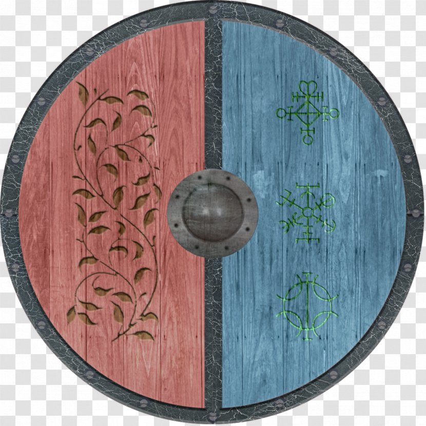 Shield Viking Age Arms And Armour Warrior Weapon - Lumber - SHIELD Transparent PNG