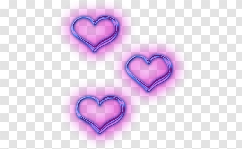 Heart Image Editing - Violet - Pink And Purple Transparent PNG