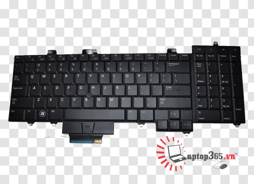 Computer Keyboard Laptop Numeric Keypads Dell Space Bar Transparent PNG