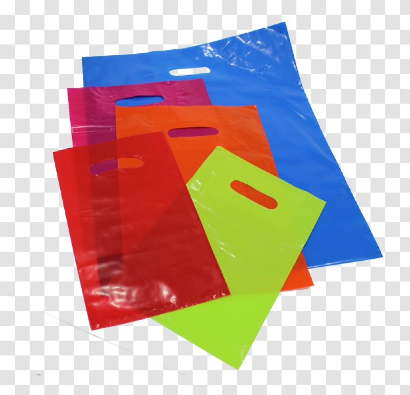 Plastic Bag Red Low-density Polyethylene Blue - Yellow Transparent PNG