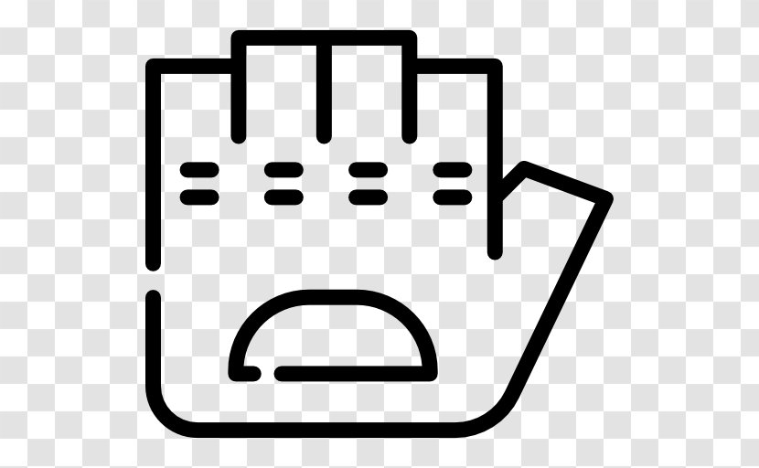 Glove Icon - Black And White - Technology Transparent PNG