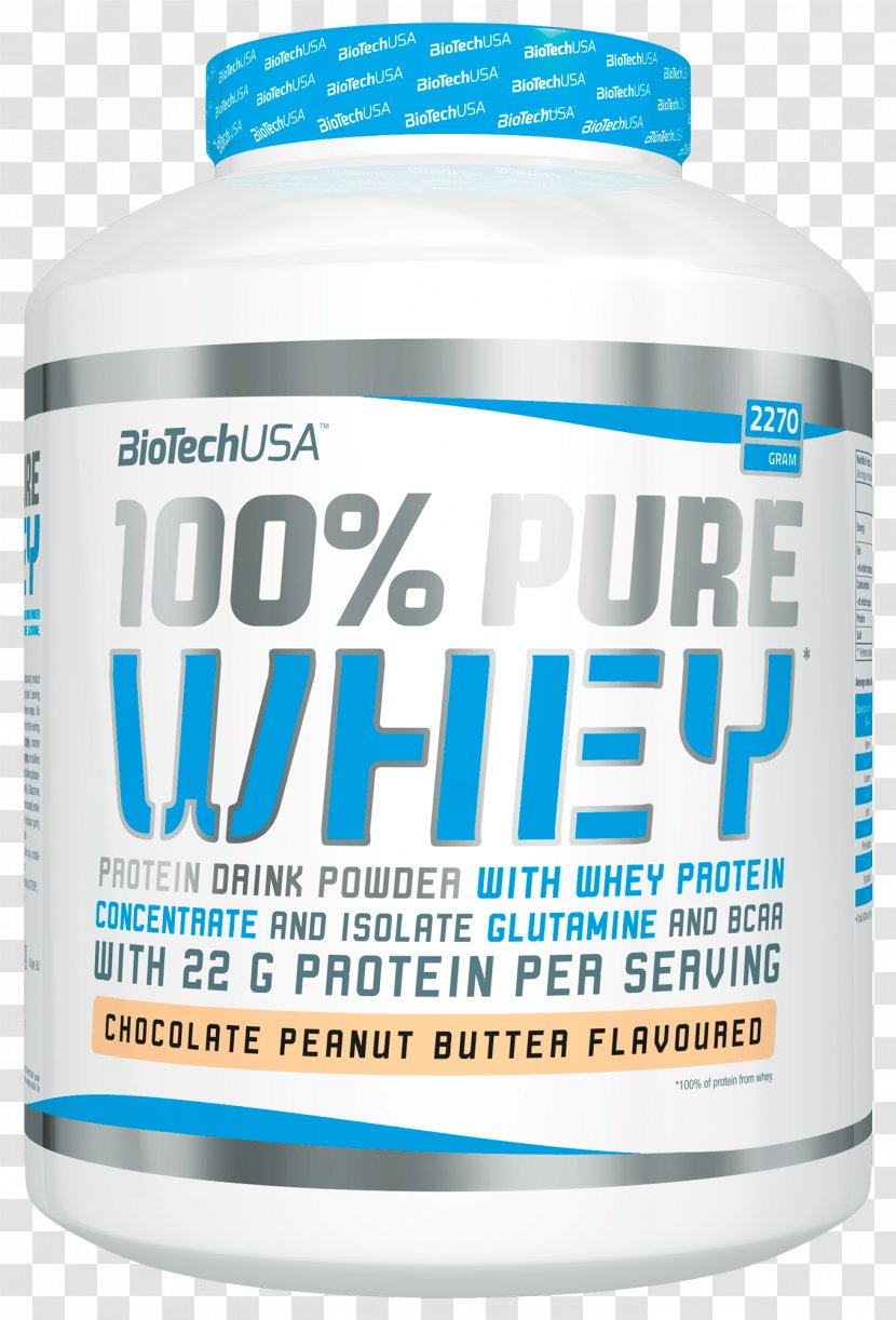 BiotechUSA 100% Pure Whey 2270 G Cappuccino Caramel Protein Transparent PNG
