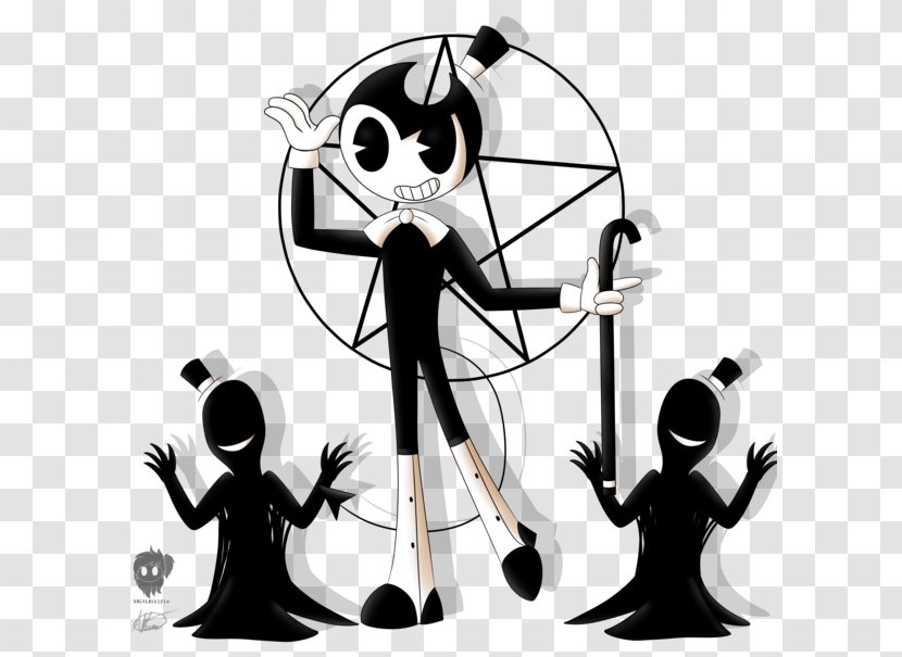 Bendy And The Ink Machine Drawing Gospel Of Dismay Fan Art - Fictional Character Transparent PNG