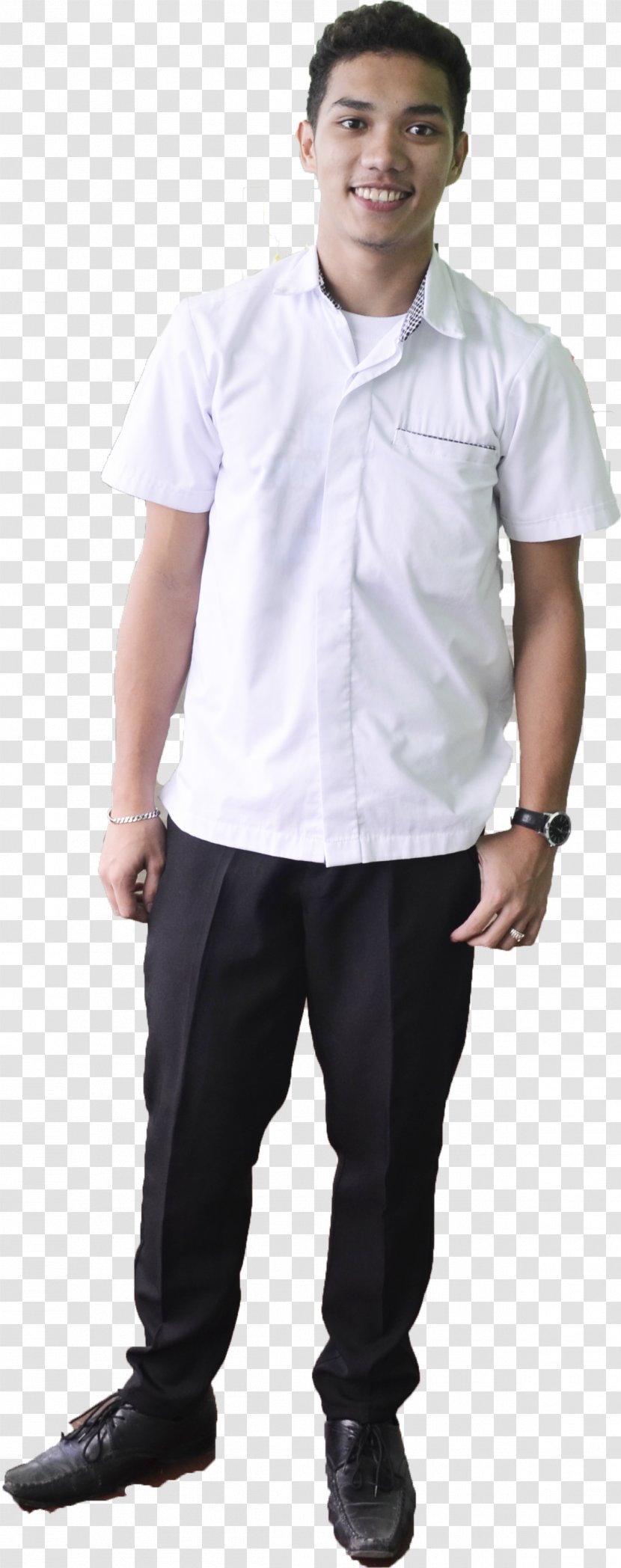 Dress Shirt T-shirt School Uniform Outerwear - T Transparent PNG
