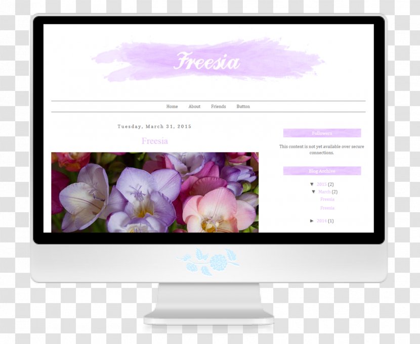 Computer Monitors Multimedia Flower Product Brand - Sale Spring Transparent PNG