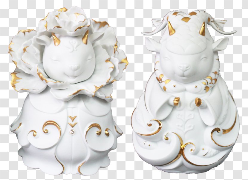 Ceramic Figurine Wedding Ceremony Supply Porcelain Transparent PNG