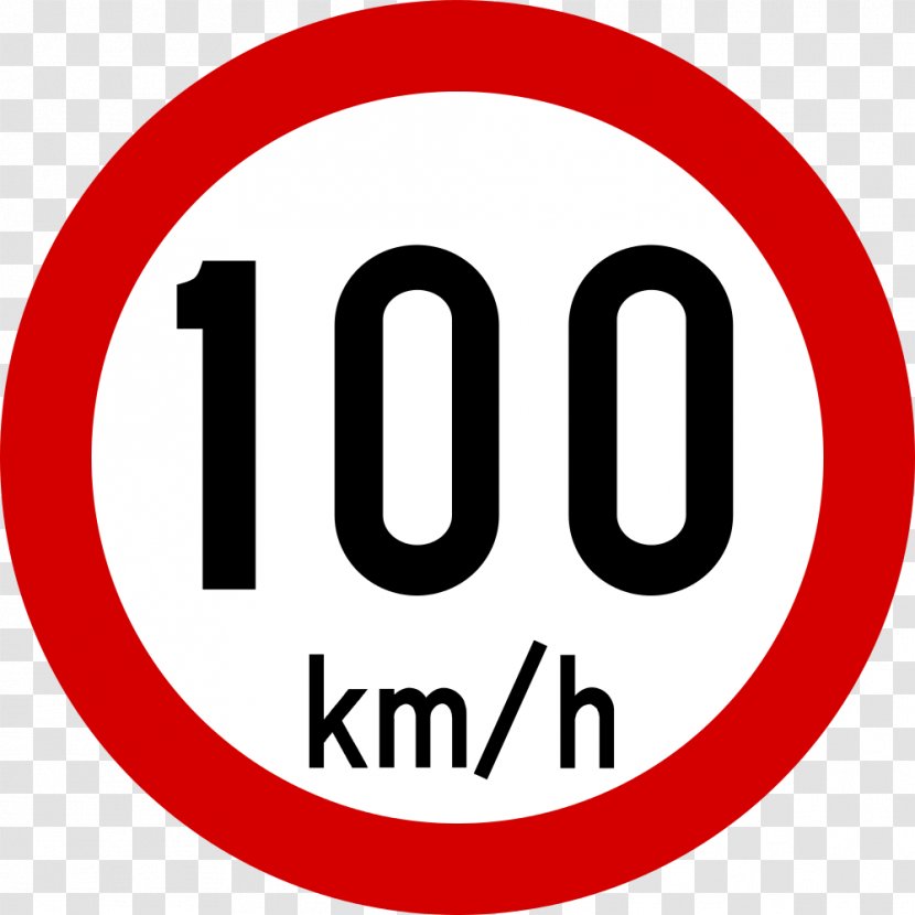 Traffic Sign Speed Limit Road Kilometer Per Hour - Roadworks - Creative Property Transparent PNG