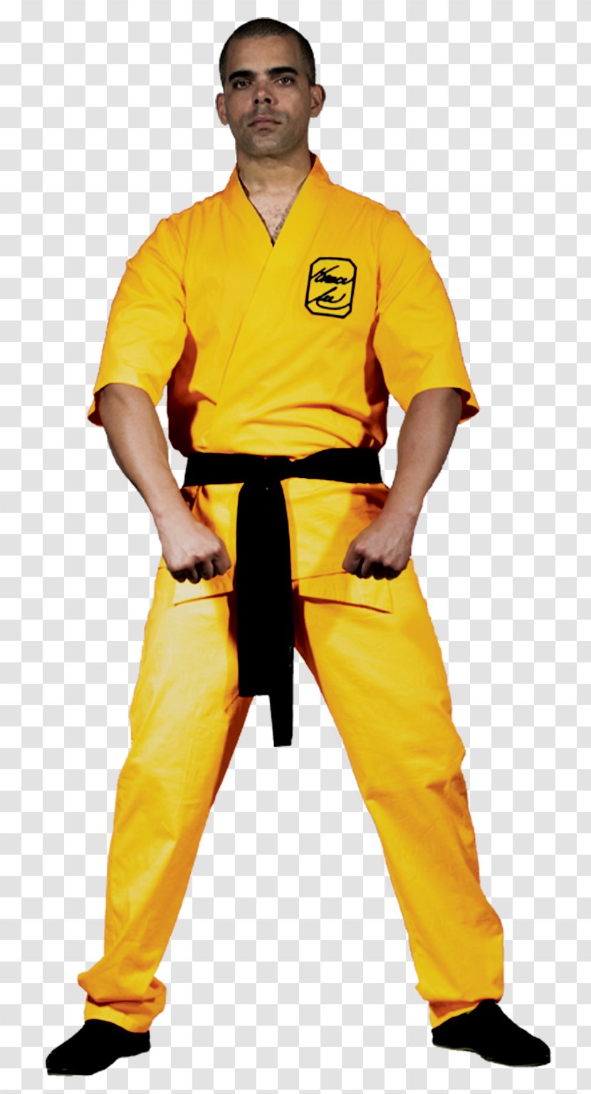 Bruce Lee Karate Gi Uniform Clothing Costume - Chinese Martial Arts Transparent PNG