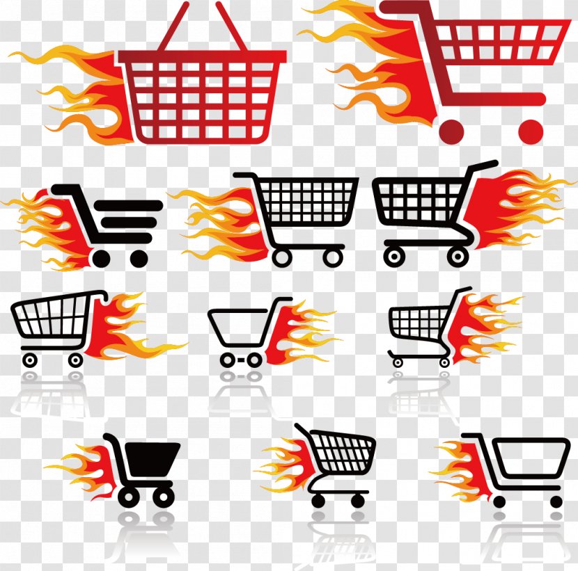 Shopping Cart Stock Photography Royalty-free - Logo - All Kinds Of Flame Icon For Free Download Transparent PNG