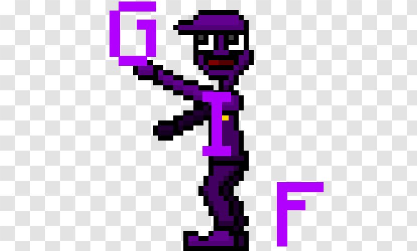 Five Nights At Freddy's 4 2 3 Purple Man - Pink - Freddy S Transparent PNG