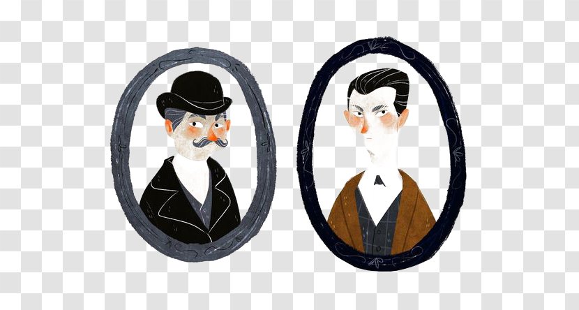 Sherlock Holmes Doctor Watson Professor Moriarty Drawing Illustration - Character - Retro Man Transparent PNG