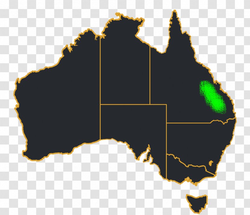 Australia Blank Map Royalty-free - Vector Transparent PNG