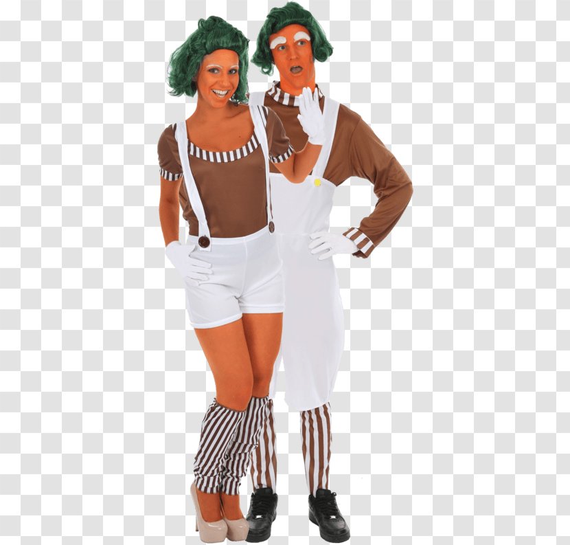 Willy Wonka & The Chocolate Factory Charlie And Bar Oompa Loompa - Halloween - Costume Transparent PNG