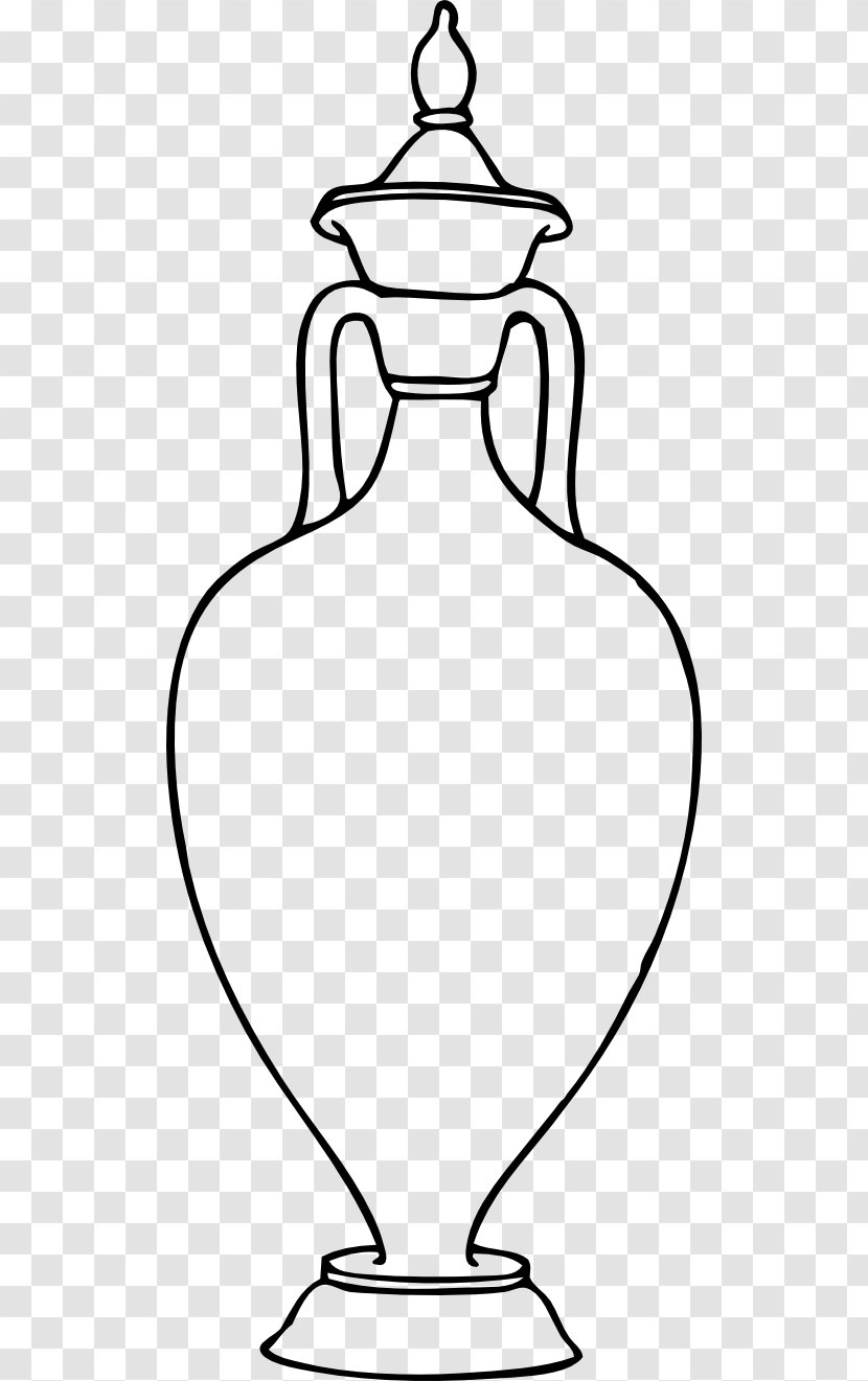 Pottery Of Ancient Greece Coloring Book Amphora Clip Art - Color - Vase Transparent PNG