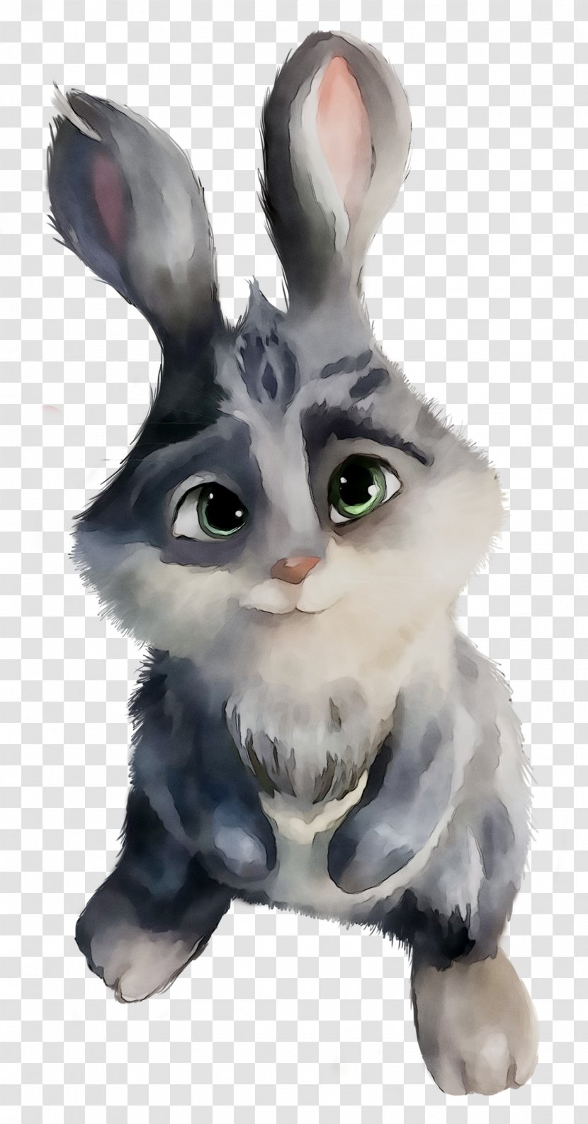Whiskers Domestic Rabbit Short-haired Cat Hare - Easter Bunny Transparent PNG