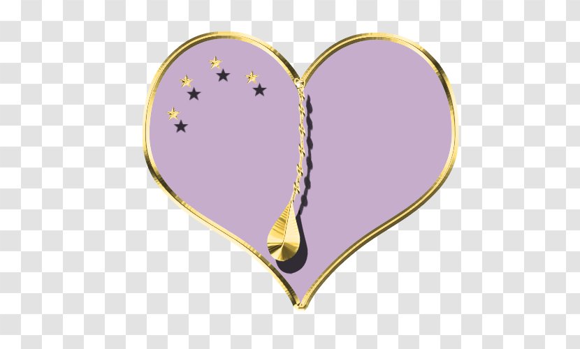 Heart Font - Purple Transparent PNG