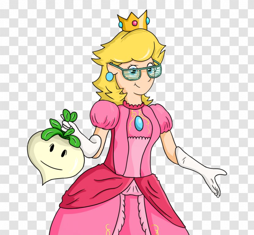 Super Mario Bros. Princess Peach - Heart - Three Transparent PNG