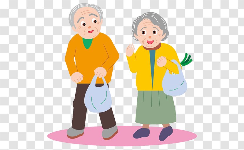 Old Age Couple Clip Art - Finger Transparent PNG