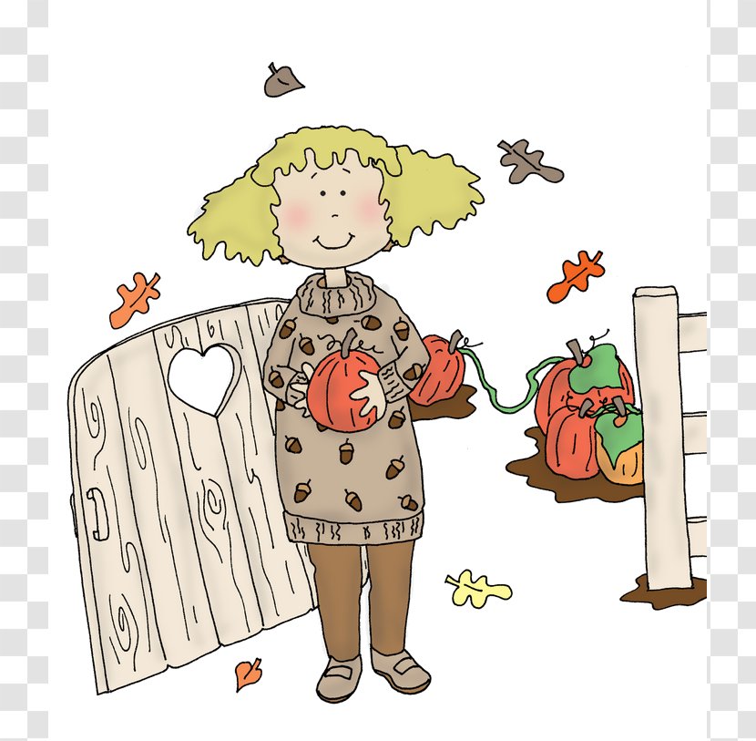 Clip Art Illustration Cartoon Drawing - Animation - Pretty Fall Transparent PNG