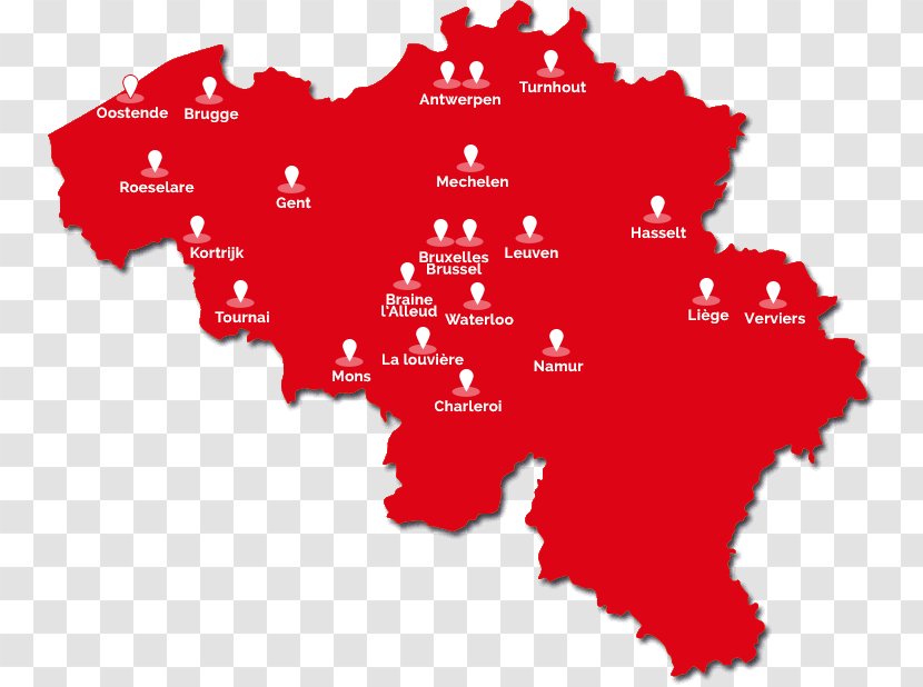 Wallonia Brussels Provinces Of Belgium Flemish Dutch Transparent PNG
