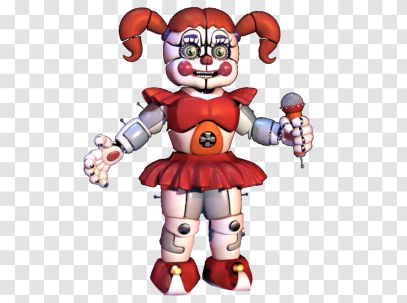 Five Nights At Freddy's: Sister Location Circus Infant Clown Jump Scare - Toy Transparent PNG