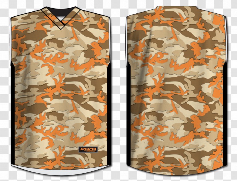 Sleeveless Shirt Budget Camouflage Jersey - Tagged - Woodland Transparent PNG