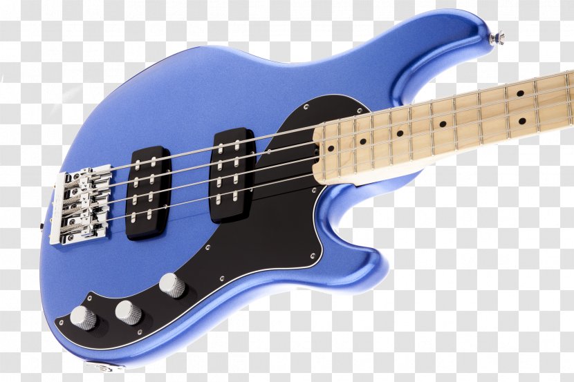 Bass Guitar Fender Precision Mustang Electric V - Cartoon Transparent PNG