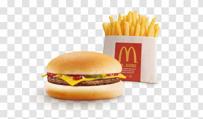 French Fries McDonald's Cheeseburger Hamburger - Cheese - Eating Burger Transparent PNG