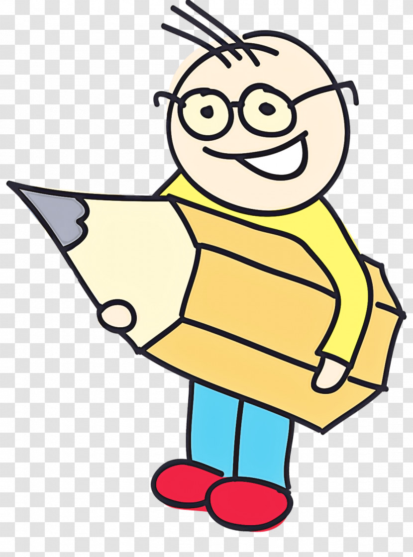 Cartoon White Facial Expression Yellow Finger Transparent PNG