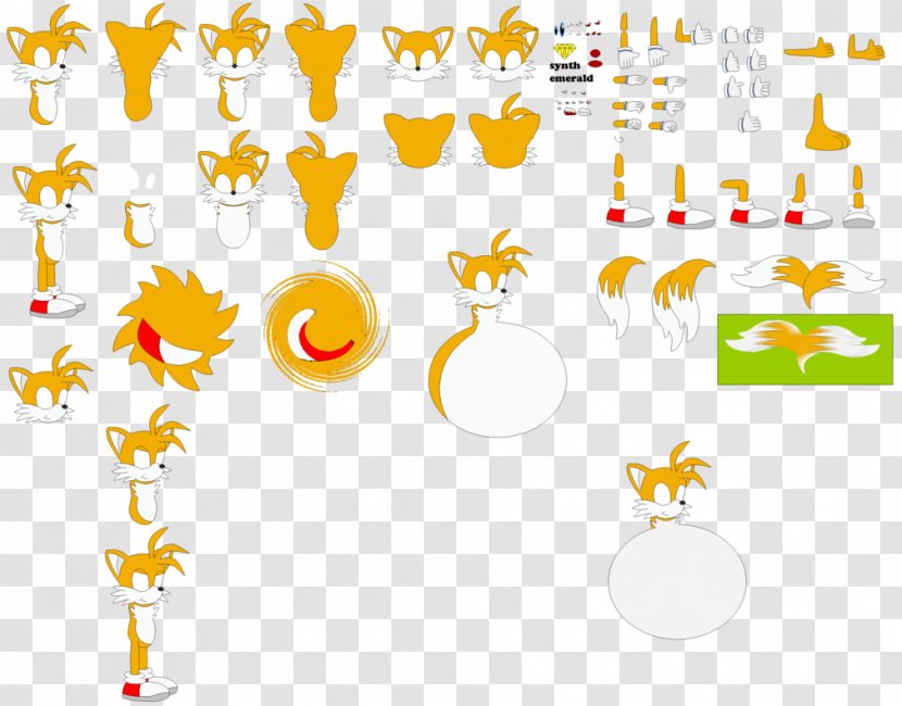 Tails Amy Rose Sonic The Hedgehog Applejack Rouge Bat - Tail - Closed Vector Transparent PNG