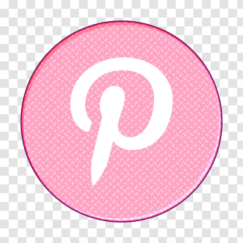 Pinterest Icon - Number Sticker Transparent PNG