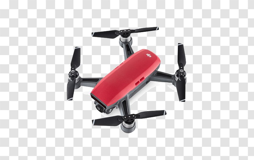 DJI Spark Unmanned Aerial Vehicle Quadcopter Red - Technology - Helicopter Transparent PNG