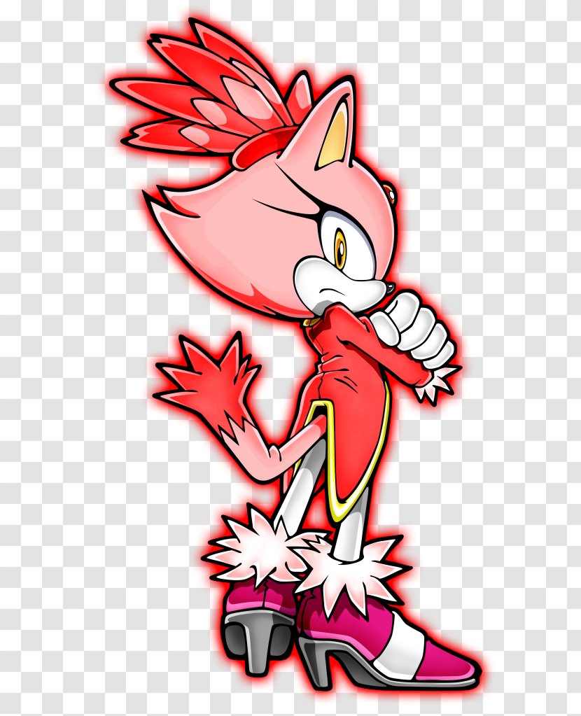 Sonic Rush Adventure Mario & At The Olympic Games Hedgehog Blaze Cat - Flower Transparent PNG