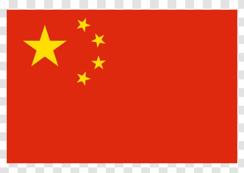 Flag Of China National Signo V.o.s. - Vector Transparent PNG