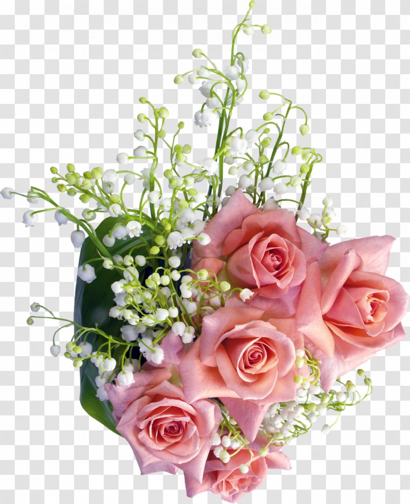 Garden Roses Floral Design Flower Bouquet Cut Flowers - Artificial Transparent PNG