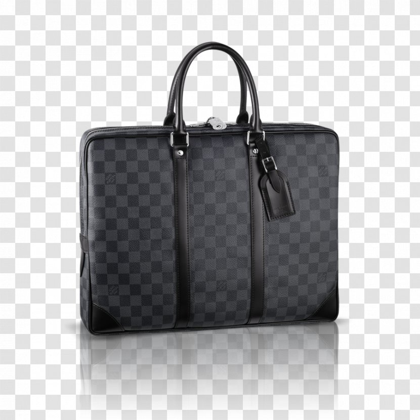 Briefcase Tote Bag LVMH ダミエ - Travel Transparent PNG