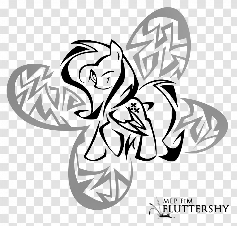 Fluttershy Pinkie Pie Pony Tattoo Image - Watercolor - My Little Logo Transparent PNG