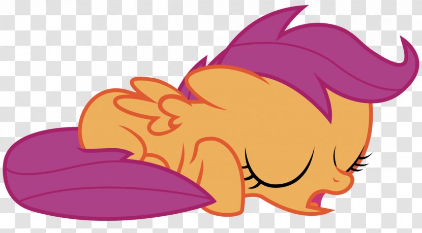 Pony Scootaloo Rainbow Dash Sleep - Flower - Little Frame Transparent PNG