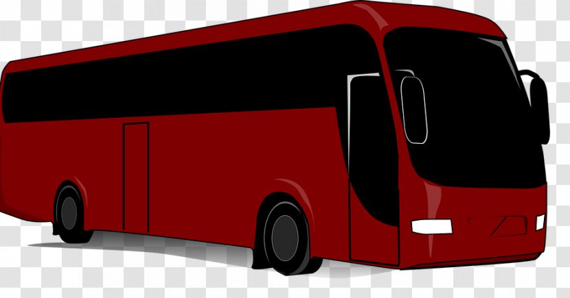 Airport Bus Clip Art Tour Service Coach - Articulated Transparent PNG
