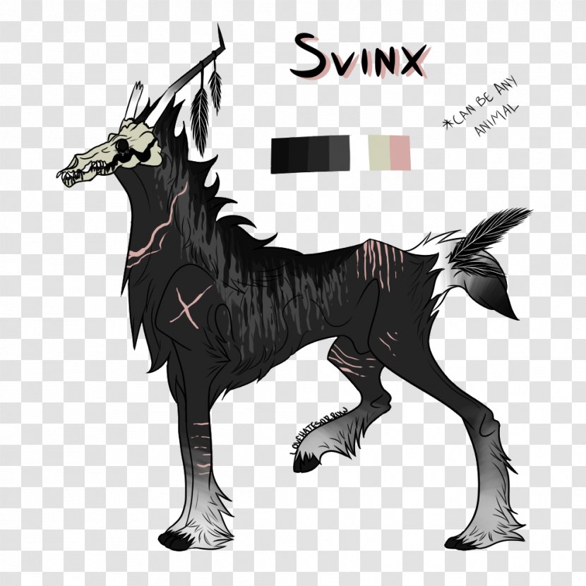 Dog Horse Pack Animal Legendary Creature Black Transparent PNG