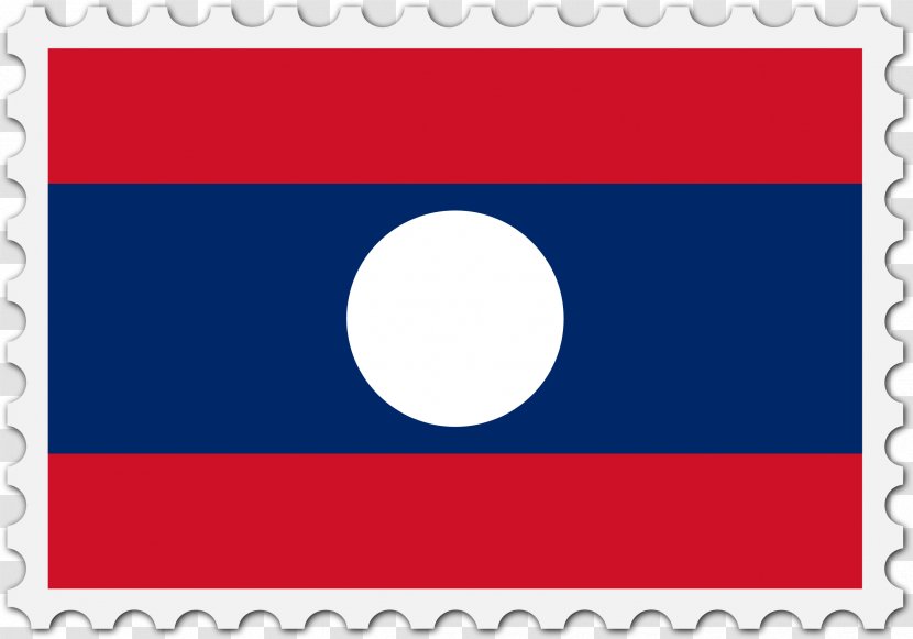 Flag Of Laos National Chile - Symmetry Transparent PNG