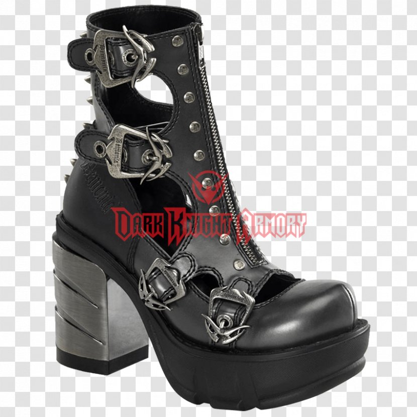 High-heeled Shoe Boot Absatz Platform - Punk Rock - Shoes Transparent PNG