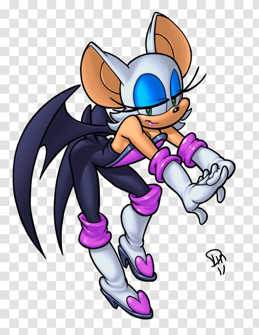 Rouge The Bat Sonic Heroes Fan Art - Flower - Bats Transparent PNG