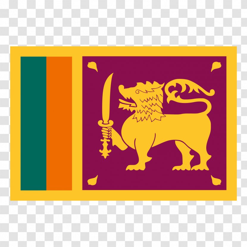Flag Of Sri Lanka Transparent PNG