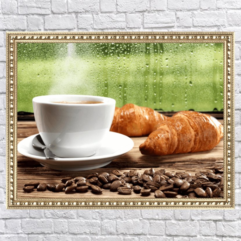 Turkish Coffee Croissant Viennoiserie Breakfast - Cafe - Сroissant Transparent PNG