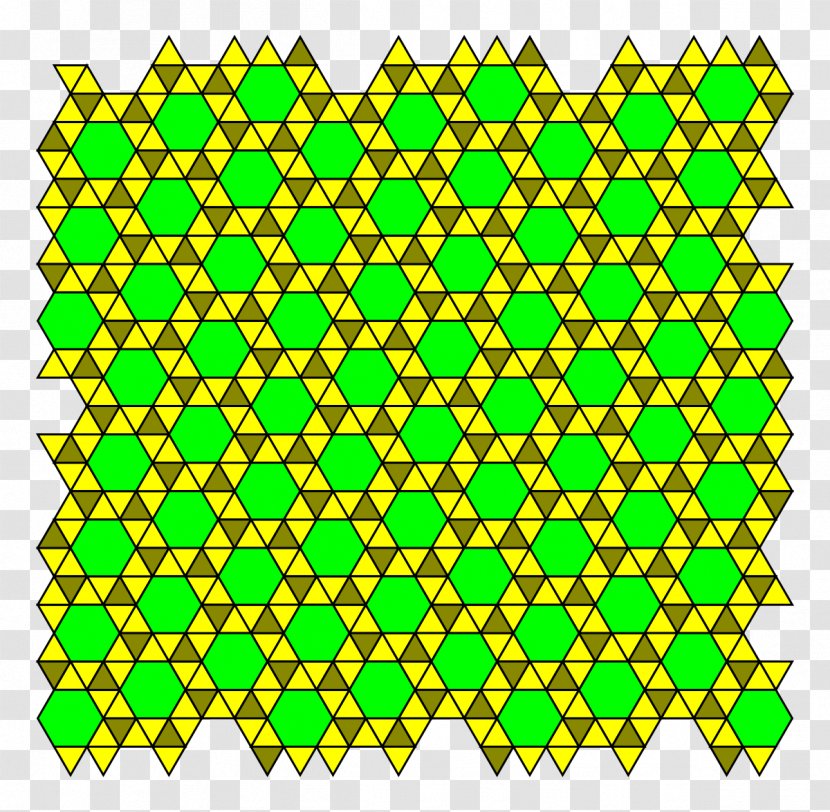 Euclidean Tilings By Convex Regular Polygons Snub Trihexagonal Tiling Uniform Tessellation - Penrose Transparent PNG