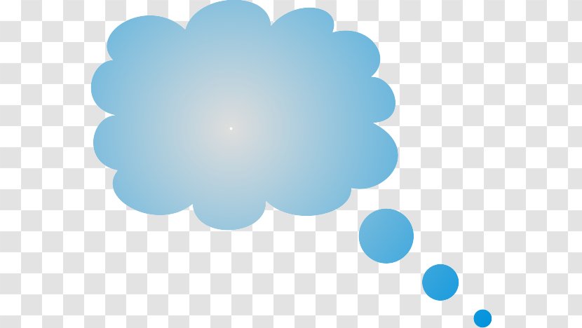 Desktop Wallpaper Computer - Blue - Shaped Cloud Transparent PNG